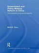 Book cover of: Government and Policy-Making Reform in China. By: Bill K. P. Chou