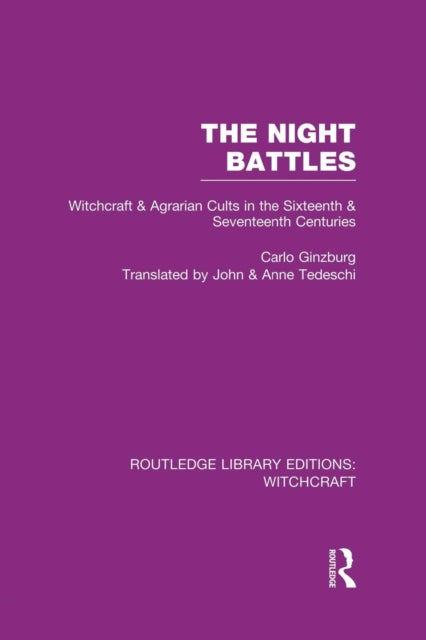 Book cover of: Night Battles (RLE Witchcraft). By: Carlo Ginzburg