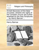 Book cover of: brief discovery of the false churches