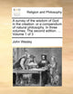 Book cover of: survey of the wisdom of God in the creation
