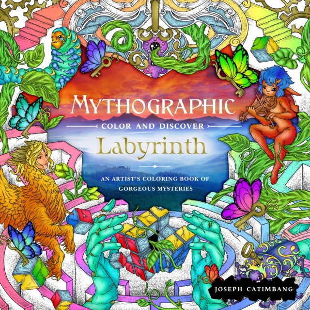 Book cover of: Mythographic Color and Discover: Labyrinth. By: Joseph Catimbang
