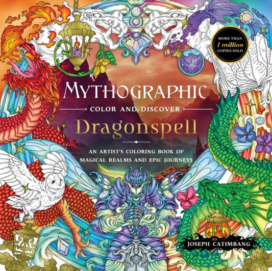 Book cover of: Mythographic Color and Discover: Dragonspell