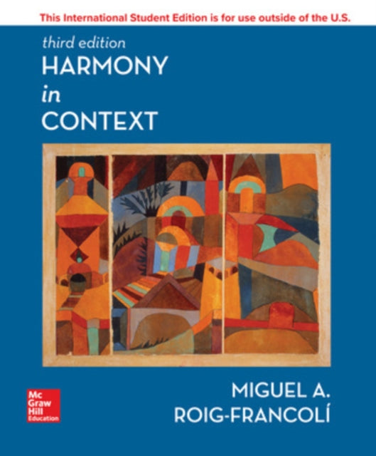 Book cover of: ISE Harmony in Context. By: ROIG-FRANCOLI