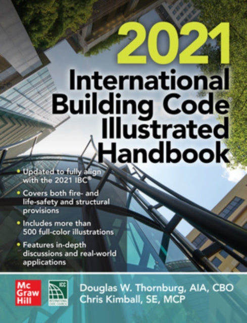 Book cover of: 2021 International Building Code® Illustrated Handbook. By: International Code Council