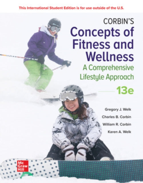 Book cover of: Corbin's Concepts of Fitness And Wellness: A Comprehensive Lifestyle Approach ISE. By: WELK