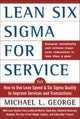 Book cover of: Lean Six Sigma for Service (PB). By: George, Michael L., Sr.