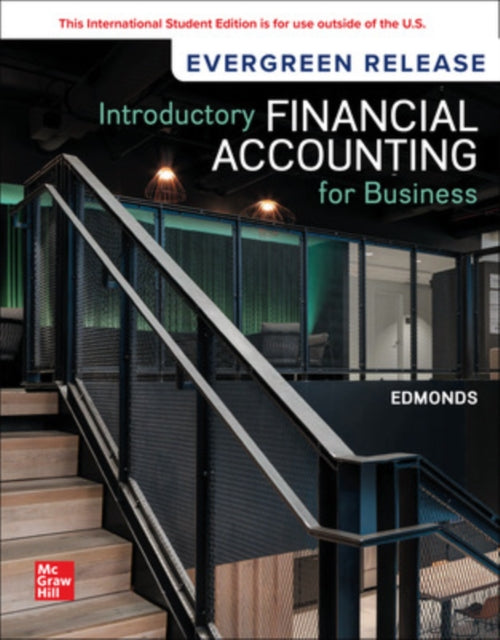 Book cover of: Introductory Financial Accounting for Business: 2024 Release ISE
