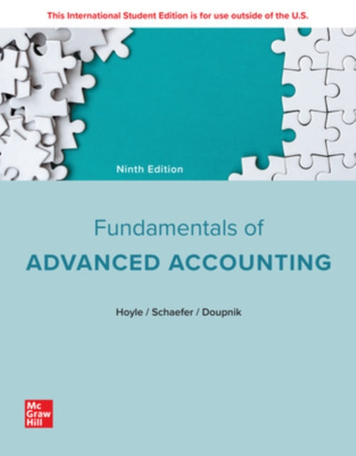 Book cover of: Fundamentals of Advanced Accounting ISE. By: HOYLE