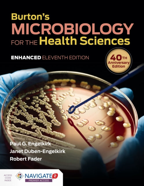 Book cover of: Burton's Microbiology For The Health Sciences, Enhanced Edition. By: Paul G. Engelkirk