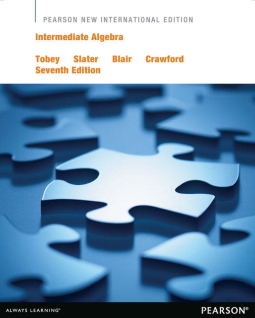 Book cover of: Intermediate Algebra. By: John Tobey