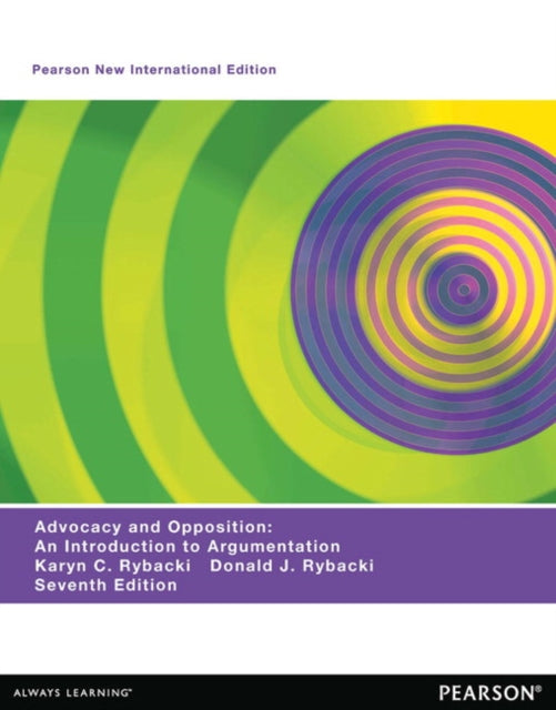 Book cover of: Advocacy and Opposition. By: Karyn Charles Rybacki
