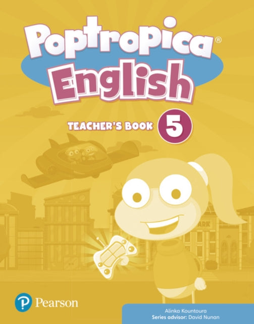 Book cover of: Poptropica English Level 5 Teacher's Book. By: Aaron Jolly