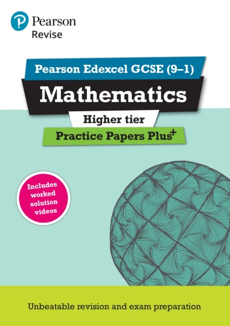 Book cover of: Pearson REVISE Edexcel GCSE Maths (Higher) Practice Papers Plus - for 2026, 2027 exams. By: Jean Linksy