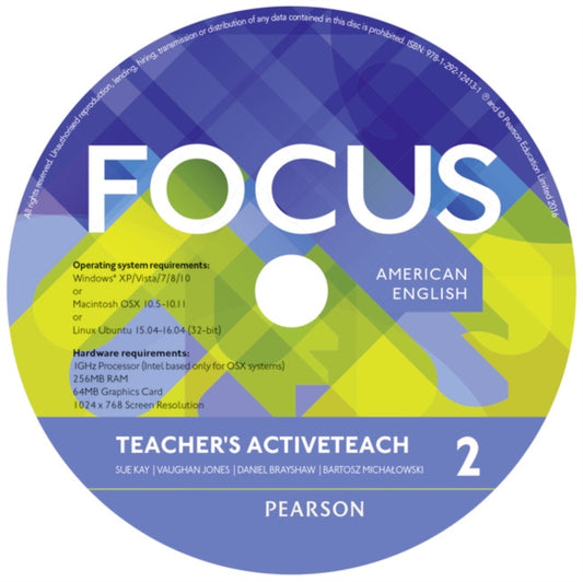 Book cover of: Focus AmE 2 Teacher's Active Teach