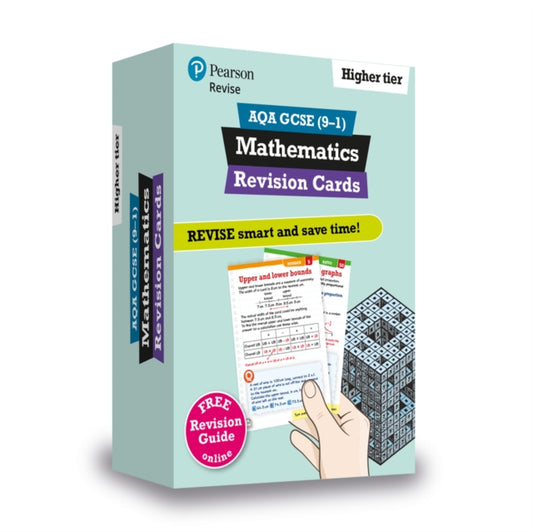 Book cover of: Pearson REVISE AQA GCSE Maths (Higher) Revision Cards - for 2026, 2027 exams