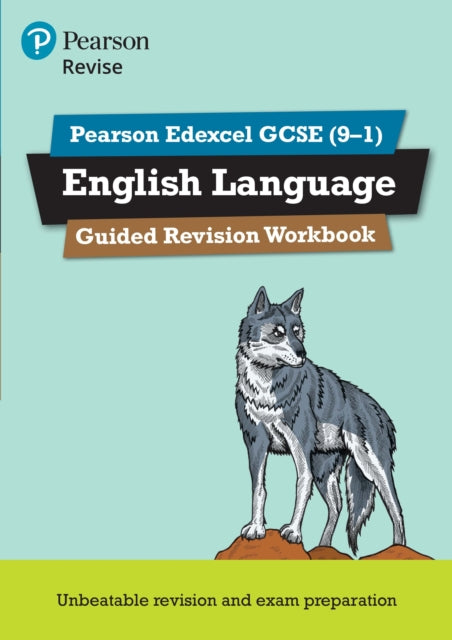 Book cover of: Pearson REVISE Edexcel GCSE English Language Guided Revision Workbook - for 2026, 2027 exams