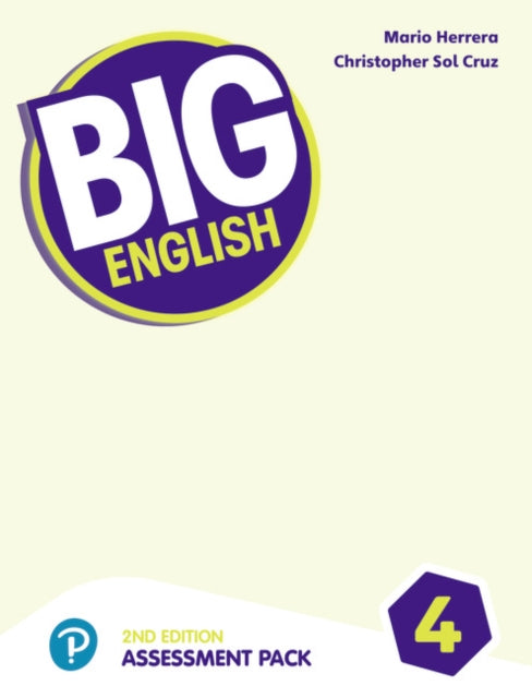 Book cover of: Big English AmE 2nd Edition 4 Assessment Book & Audio CD Pack