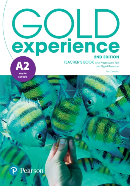 Book cover of: Gold Experience 2ed A2 Teacher’s Book & Teacher’s Portal Access Code. By: Lisa Darrand