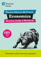 Book cover of: Pearson REVISE Edexcel AS/A Level Economics Revision Guide & Workbook inc online edition - for 2026, 2027 exams