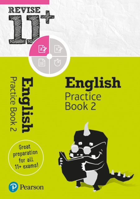 Book cover of: Pearson REVISE 11+ English Practice Book 2 - for the 2025 and 2026 exams: Ages 8 - 10+ Years. By: Helen Thomson