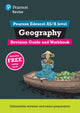 Book cover of: Pearson REVISE Edexcel AS/A Level Geography Revision Guide & Workbook inc online edition - for 2026, 2027 exams. By: Lindsay Frost