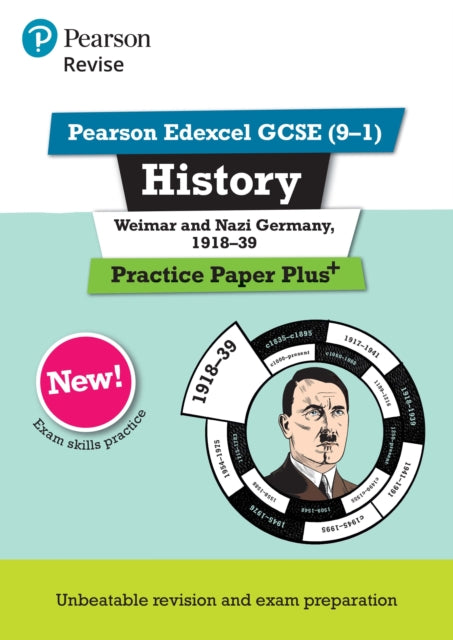 Pearson REVISE Edexcel GCSE History Weimar and Nazi Germany, 1918-1939 Practice Paper Plus - for 2025 exams 9781292310138 Sally Clifford