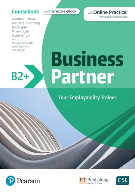 Book cover of: Business Partner B2+ Coursebook & eBook with MyEnglishLab & Digital Resources. By: Pearson Pearson Education