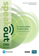 Book cover of: Speakout 2nd Edition Pre-intermediate Teacher's Book with Teacher's Portal Access Code. By: Jenny Parsons