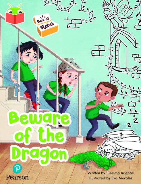 Book cover of: Bug Club Independent Phase 5 Unit 26: Box of Stories: Beware of the Dragon. By: Dominique Simpson