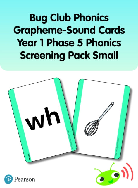 Book cover of: Bug Club Phonics Grapheme-Sound Cards Year 1 Phase 5 Phonics Screening Pack (Small)