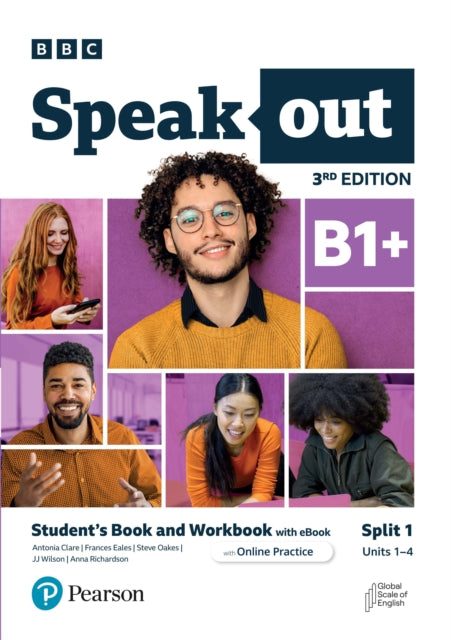 Book cover of: Speakout 3ed B1+ Student's Book and Workbook with eBook and Online Practice Split 1. By: Pearson Pearson Education