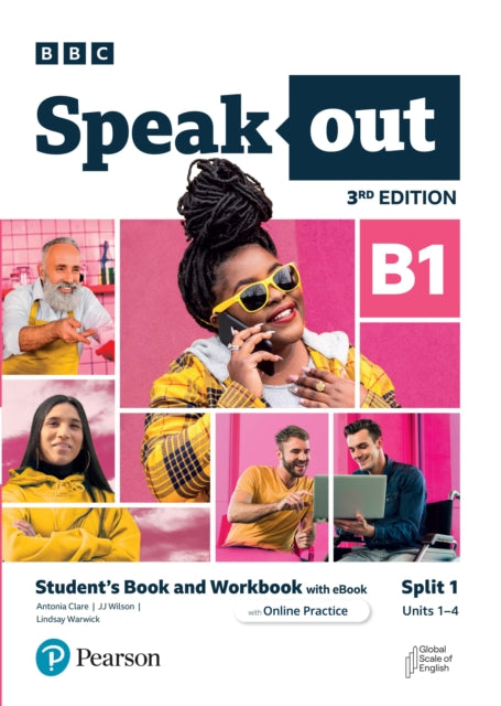 Book cover of: Speakout 3ed B1 Student's Book and Workbook with eBook and Online Practice Split 1. By: Pearson Pearson Education