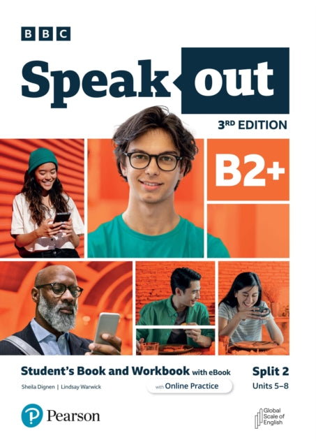 Book cover of: Speakout 3ed B2+ Student's Book and Workbook with eBook and Online Practice Split 2. By: Pearson Pearson Education