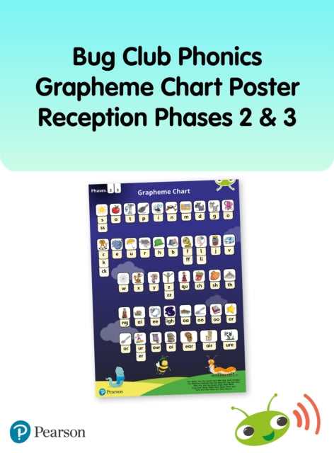 Book cover of: Bug Club Phonics Grapheme Reception Poster