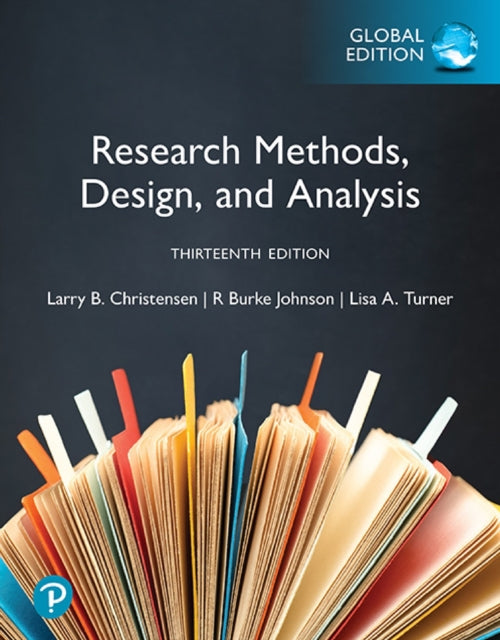 Book cover of: Research Methods, Design, and Analysis, Global Edition