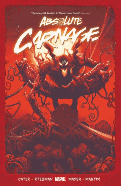 Book cover of: Absolute Carnage. By: Donny Cates