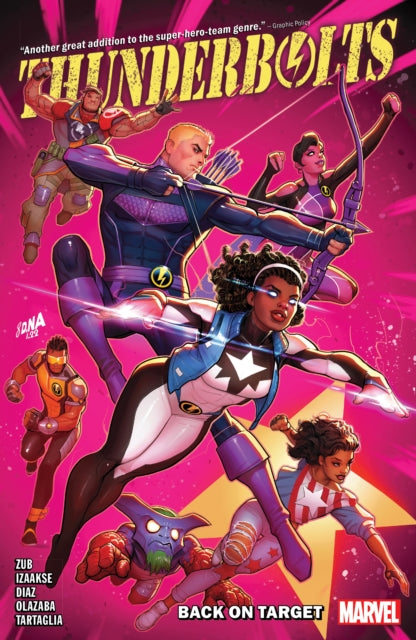 Book cover of: Thunderbolts: Back On Target. By: Jim Zub
