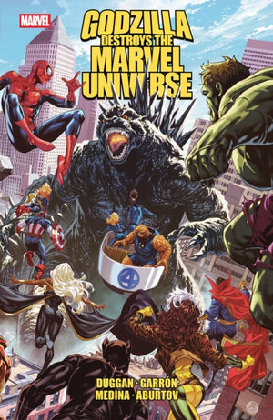 Godzilla Destroys the Marvel Universe