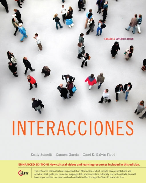Book cover of: Interacciones, Enhanced. By: Emily Spinelli