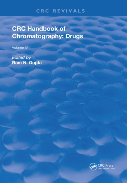 Book cover of: CRC Handbook of Chromatography. By: Ram N. Gupta