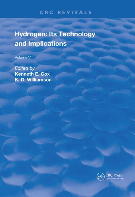 Book cover of: Hydrogen: Its Technology and Implication. By: Cox