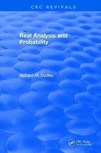 Book cover of: Real Analysis and Probability. By: R. M. Dudley