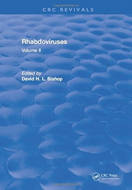 Book cover of: Rhabdoviruses. By: Bishop