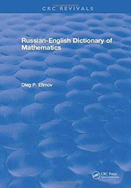 Book cover of: Russian-English Dictionary of Mathematics. By: Oleg Efimov