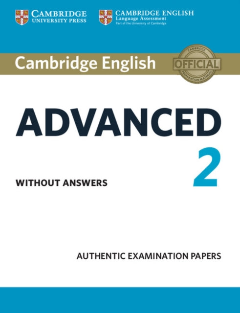 Book cover of: Cambridge English Advanced 2 Student's Book without answers