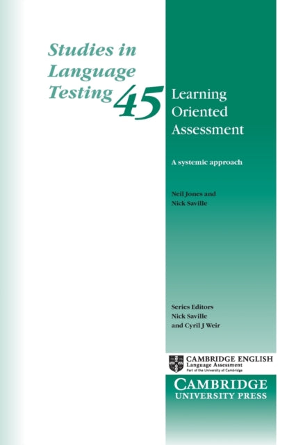 Book cover of: Learning Oriented Assessment. By: JonesNeil