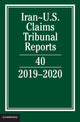 Book cover of: Iran-US Claims Tribunal Reports: Volume 40. By: Lee M. Caplan