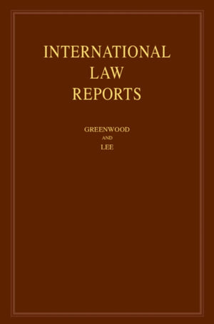 International Law Reports: Volume 196