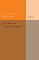 Book cover of: Mortality and Other Investigations. By: H. W. Haycocks