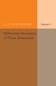 Book cover of: Differential Geometry of Three Dimensions: Volume 2. By: C. E. Weatherburn